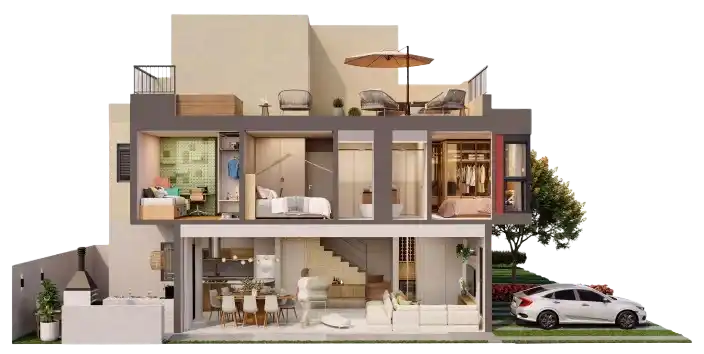 Corte Esquemático - Casa 145m²